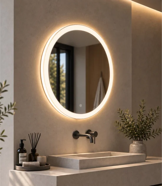 Art line Кръгло LED огледало Arthea ora