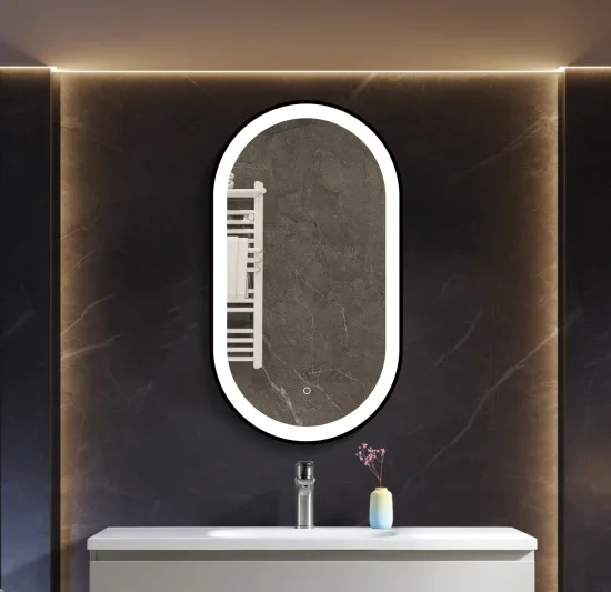 Mirrors with frame and LED lighting YL12